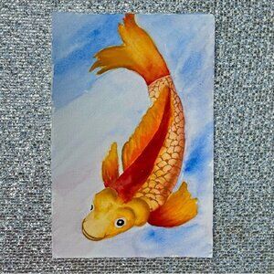 Fish Watercolor original painting